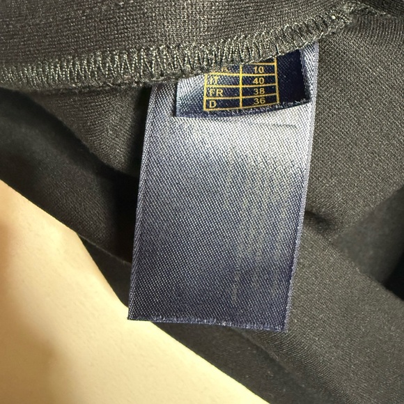 Brooks Brothers Elegant Black A-Line Dress Size 4 - Picture 9 of 10